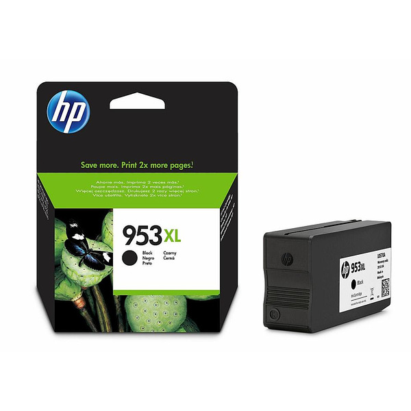 HP 953XL High Yield Black Original Ink Cartridge Изображение