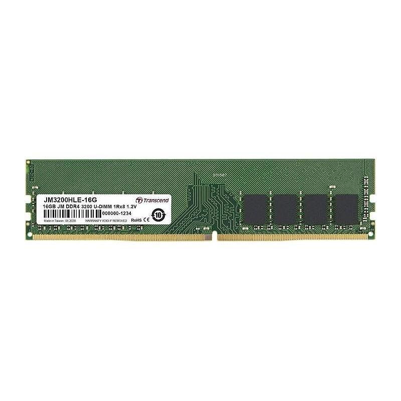 Transcend 8GB JM DDR4 3200 U-DIMM 1Rx16 1Gx16 CL22 1.2V Изображение