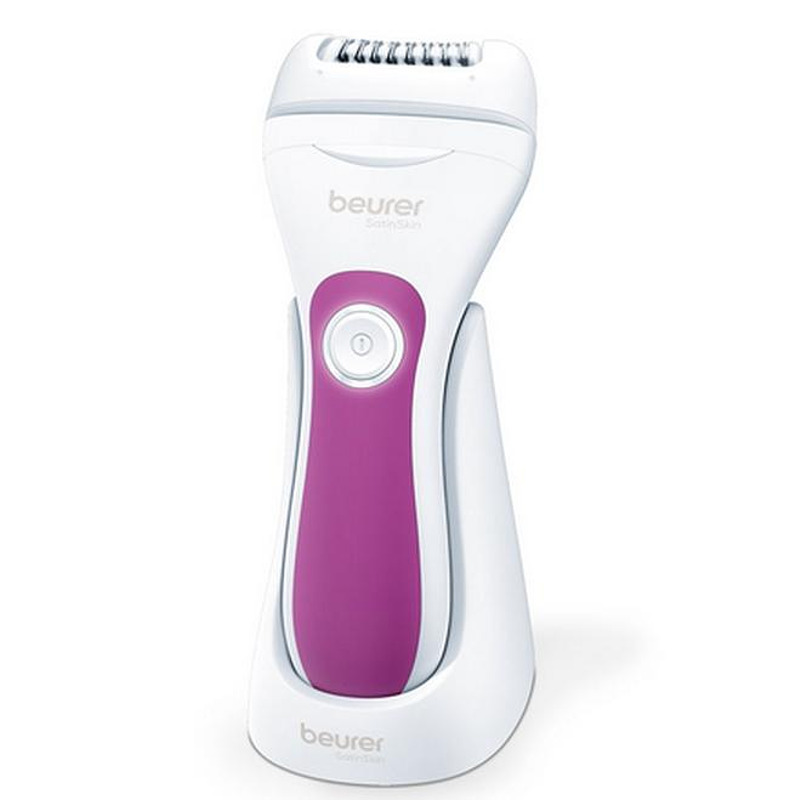 Beurer HL 76 4-in-1 Epilator wet & dry , 42 tweezers, Extra-bright LED light, 2 speed settings, 2x epilator attachments (glide & precision attachment) & 2x shaver attachments (shaving &