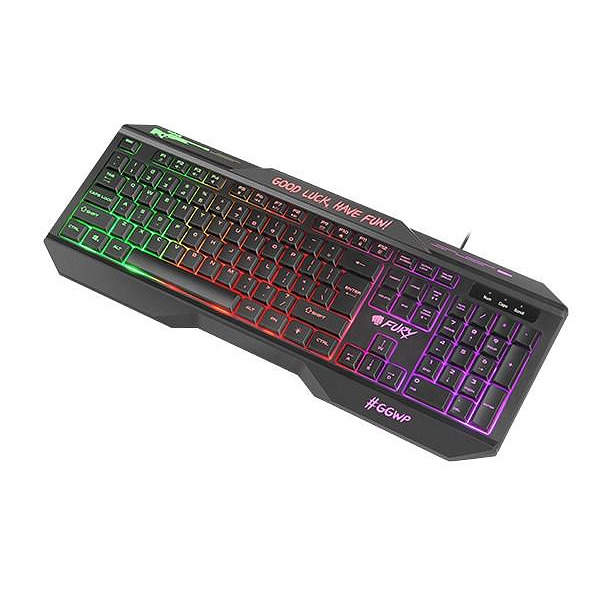 Fury Gaming Keyboard, Hellfire, 2 Backlight, US Layout Изображение
