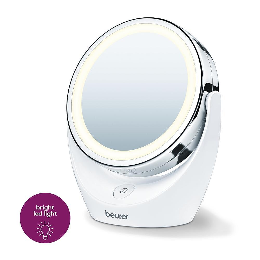 Beurer BS 49 lluminated cosmetic mirror; 12 LEDs; 5 x zoom; 2 mirrors; 11 cm Изображение