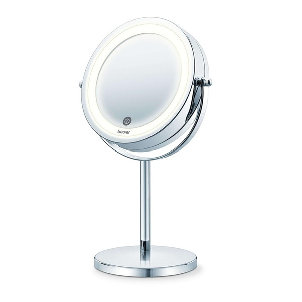 Beurer BS 55 Illuminated mirror, touch sensor, 18 LED light, 7 x zoom, 2 swivering mirrors, 13 cm Изображение