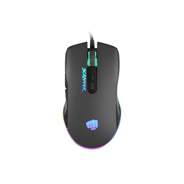 Fury Gaming Mouse Scrapper 6400DPI Optical With Software RGB Backlight Изображение