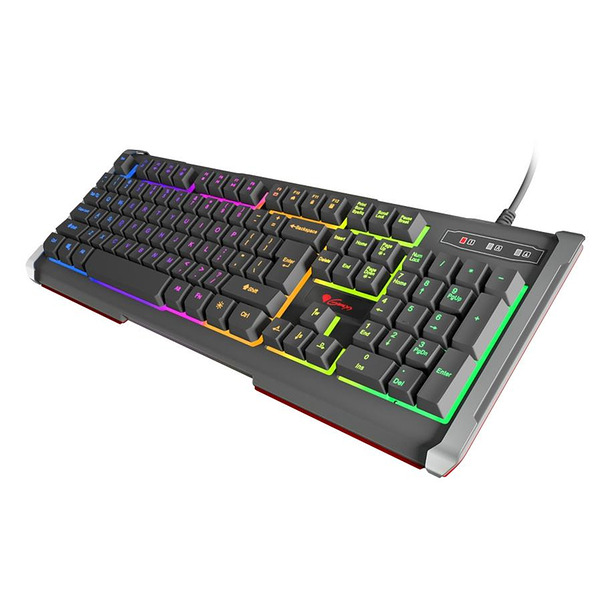 Genesis Gaming Keyboard Rhod 400 Rgb Backlight Us Layout Изображение