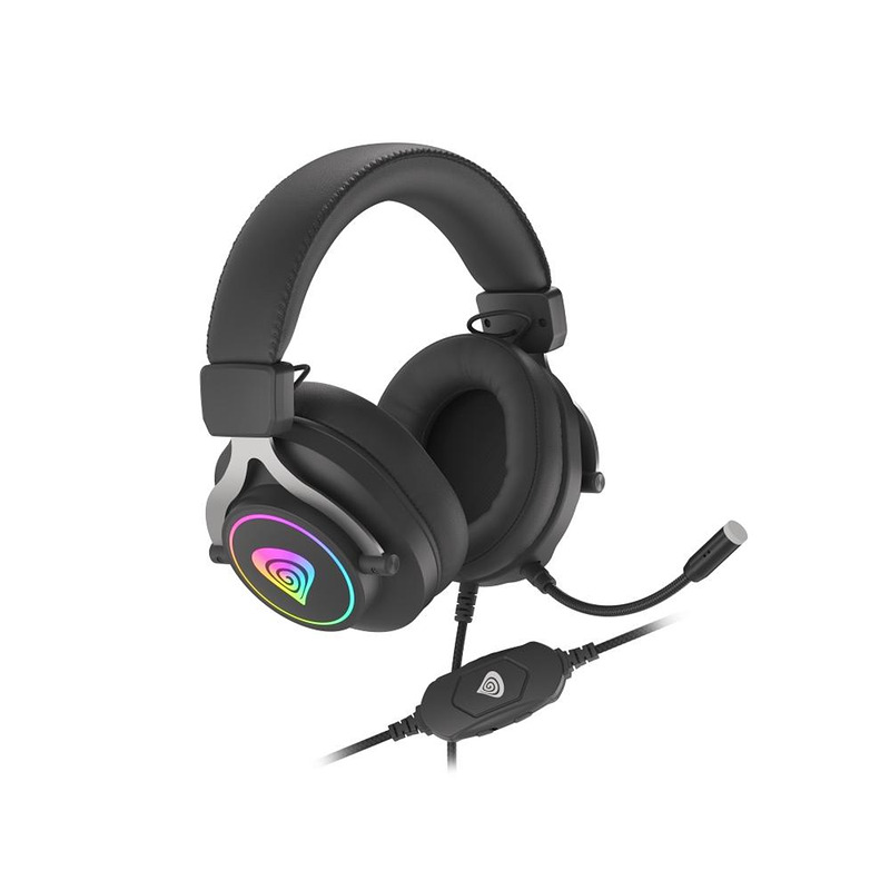 Genesis Gaming Headset Neon 750 With Microphone RGB Illumination Black