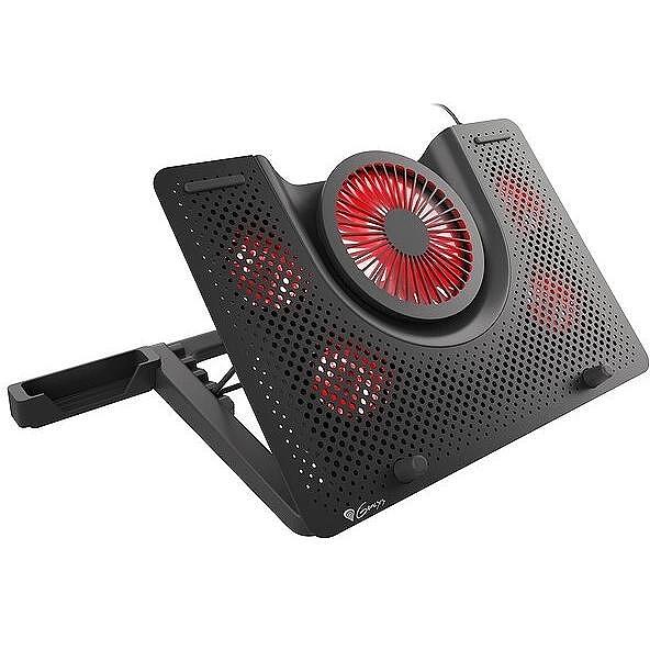 Genesis Laptop Cooling Pad Oxid 550 15.6-17.3 5 Fans, Led Light, 1 Usb