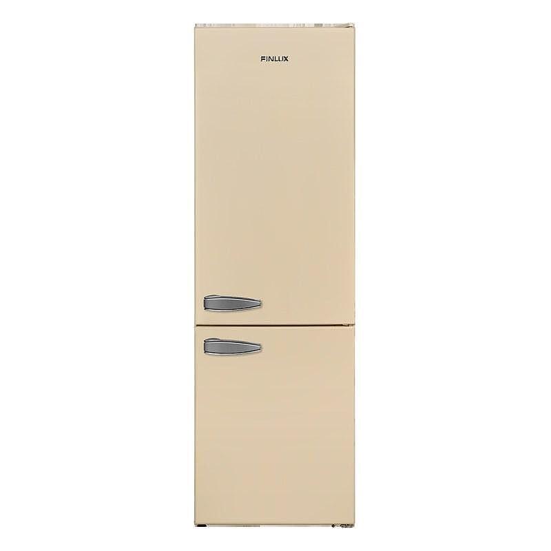 Хладилник с фризер Finlux FXCA 3132 RETRO BEIGE , 268 l, F , Бежов , Статична Изображение