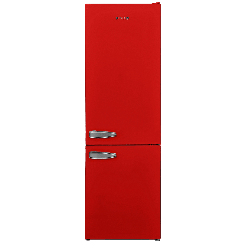 Хладилник с фризер Finlux FXCA 3131 RETRO RED , 268 l, F , Статична , Червен Изображение