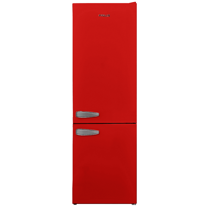Хладилник с фризер Finlux FXCA 3131 RETRO RED , 268 l, F , Статична , Червен