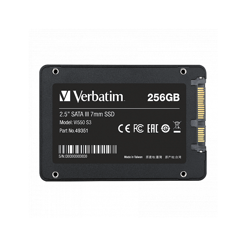 Хард диск Verbatim Vi550 S3 SSD 256GB Изображение