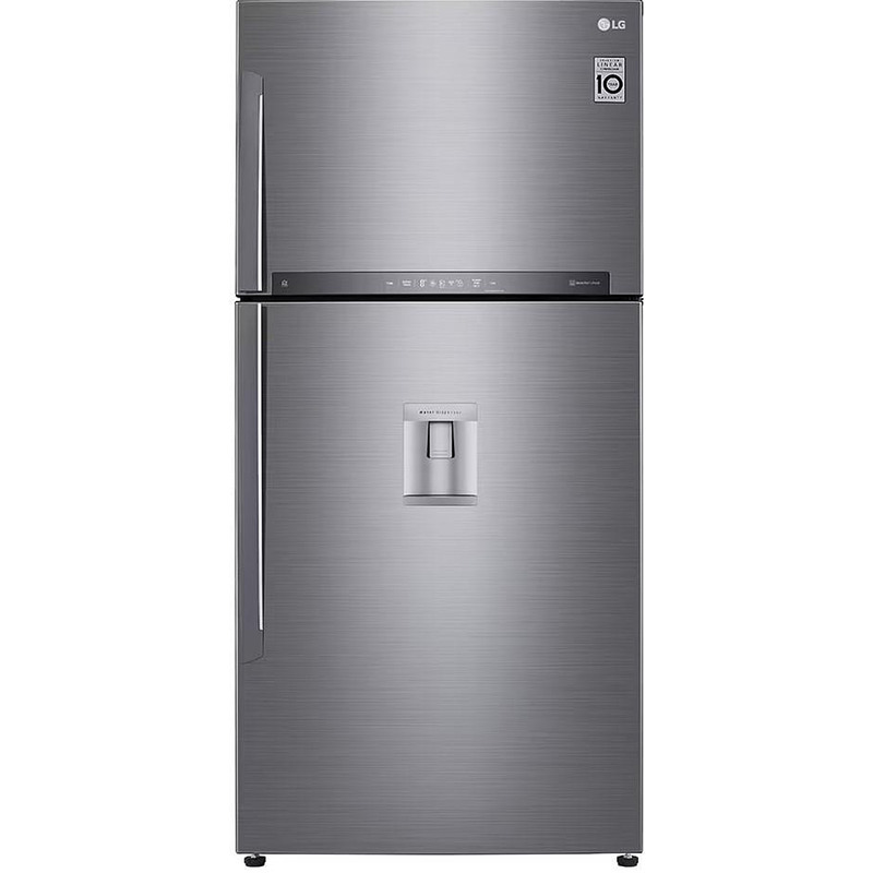 Хладилник с горна камера LG GTF916PZPYD , 592 l, E , No Frost , Инокс