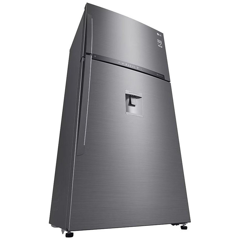 Хладилник с горна камера LG GTF916PZPYD , 592 l, E , No Frost , Инокс