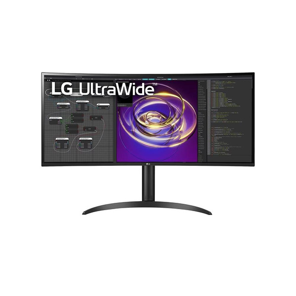 LG 34WP85CP-B, 34" 21:9 Curved WQHD (3440x1440) IPS, 5ms, CR 1000:1, 300 cd/m2, HDR 10, DCI-P3 95%, AMD FreeSync, USB Type-C, HDMI, DisplayPort, Speaker 2ch 7w, PBP, Height Adjustable Stand, Изображение