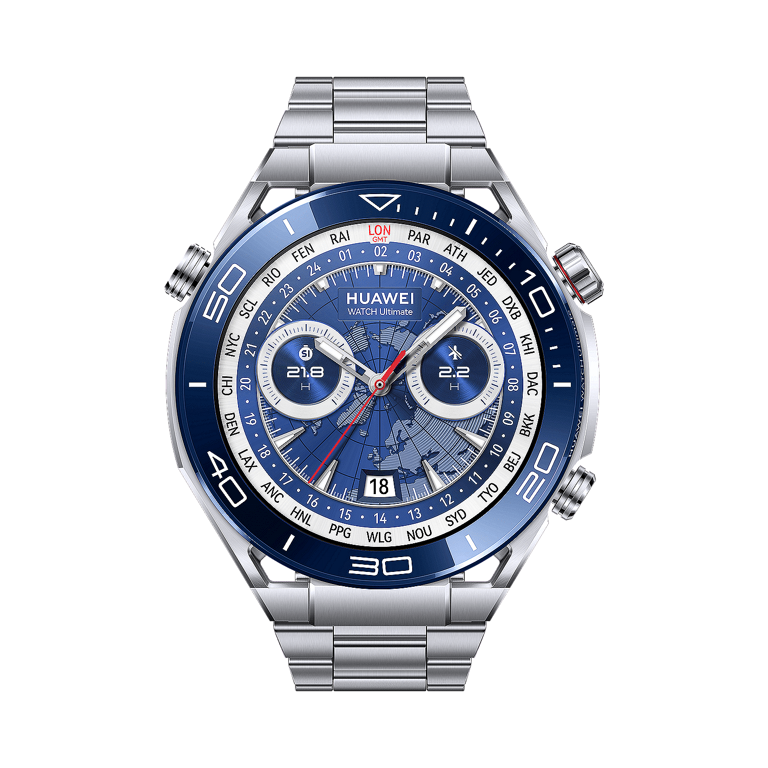 Смарт часовник Huawei WATCH ULTIMATE STEEL 55020AGG , 1.50 Изображение