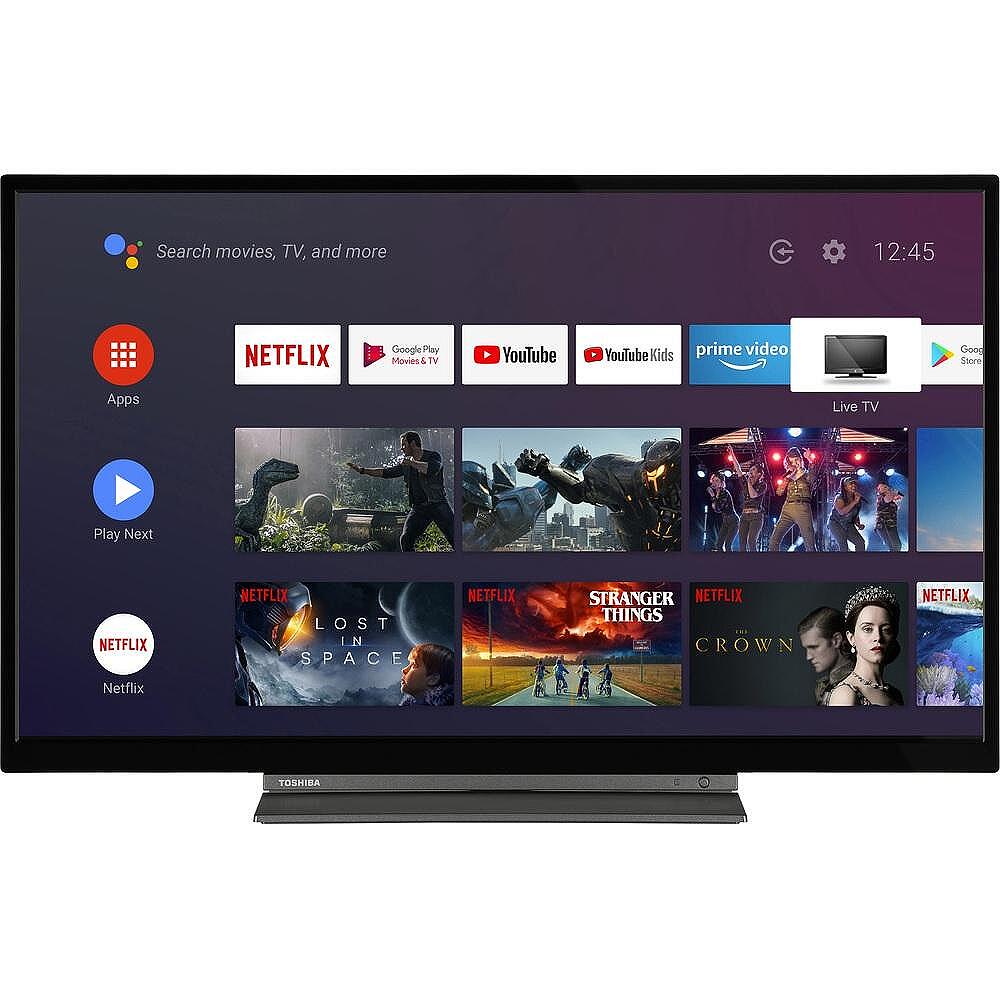Телевизор Toshiba 24WN3D63DG 12V ANDROID TV , LED  , 24 inch, 60 см, 1366x768 HD Ready , Smart TV , Android Изображение
