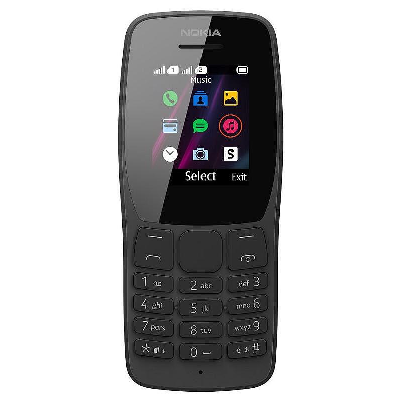 Мобилен телефон Nokia 110 DS BLACK Изображение