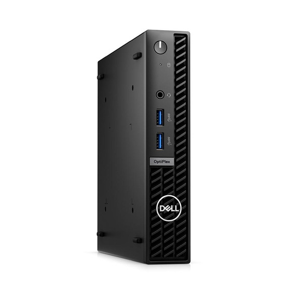 Dell OptiPlex 7010 Micro, Intel Core i3-13100T (4+0 Cores/12MB/2.5GHz to 4.2GHz), 8GB (1x8GB) DDR4, 256GB SSD PCIe M.2, Integrated Graphics, Keyboard&Mouse, Wi-Fi 6E, Win 11 Pro, 3Y PS Изображение