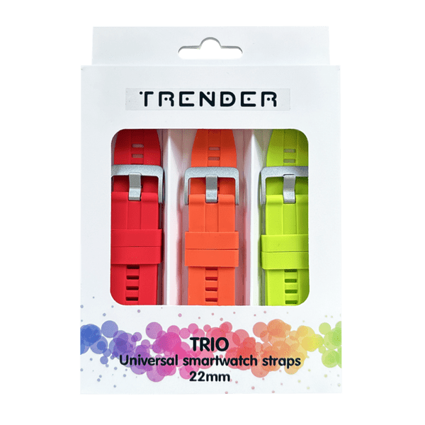 Каишка Trender Trio Silicone 22mm Red /Orange /Green TR-TRIO13 Изображение