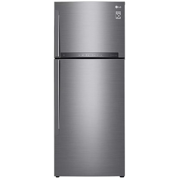 Хладилник с горна камера LG GTB574PZHZD , 438 l, E , No Frost , Инокс Изображение