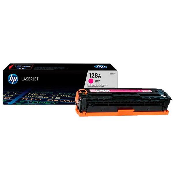 HP 128A Magenta LaserJet Toner Cartridge Изображение