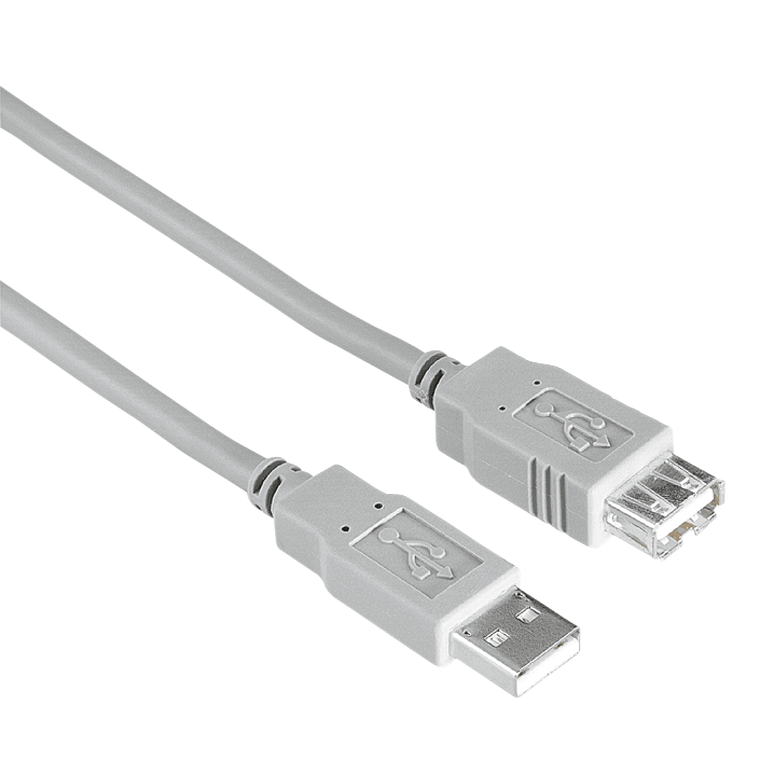Удължителен кабел HAMA, USB-A женско - USB-A мъжко, 3 м, Стандарт Изображение