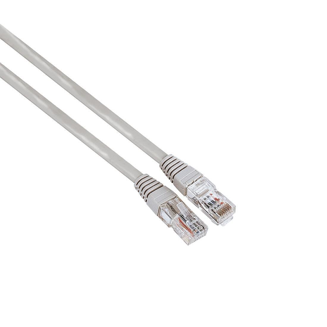 Мрежов кабел HAMA, CAT 5e, FTP/UTP, RJ-45 - RJ-45, 3 m, екраниран, сив, булк опаковка Изображение