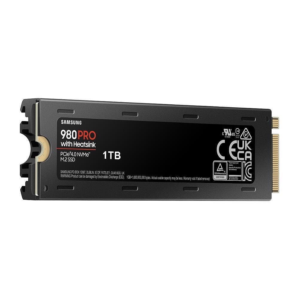 Solid State Drive (SSD) SAMSUNG 980 PRO с Heatsink, 1TB, M.2 Type 2280, MZ-V8P1T0CW Изображение
