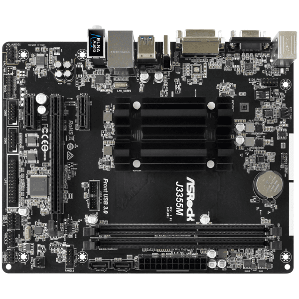 Дънна платка ASROCK J3355M, Intel® Dual-Core Processor J3355, mATX, 2x DDR3/DDR3L Изображение
