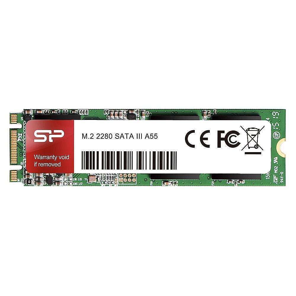 Solid State Drive (SSD) SILICON POWER A55, M.2 2280, 128 GB, SATA Изображение