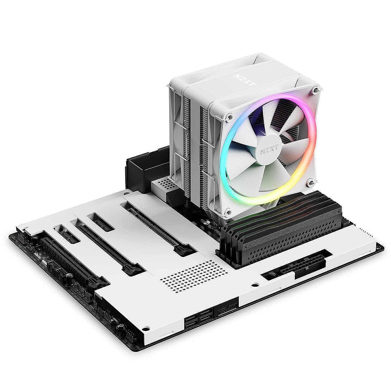Охладител за процесор NZXT T120 RGB - Бял RC-TR120-W1 AMD/Intel Изображение