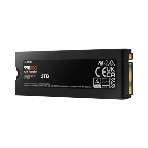Solid State Drive (SSD) SAMSUNG 990 PRO с Heatsink, 2TB, M.2 Type 2280, MZ-V9P2T0CW Изображение