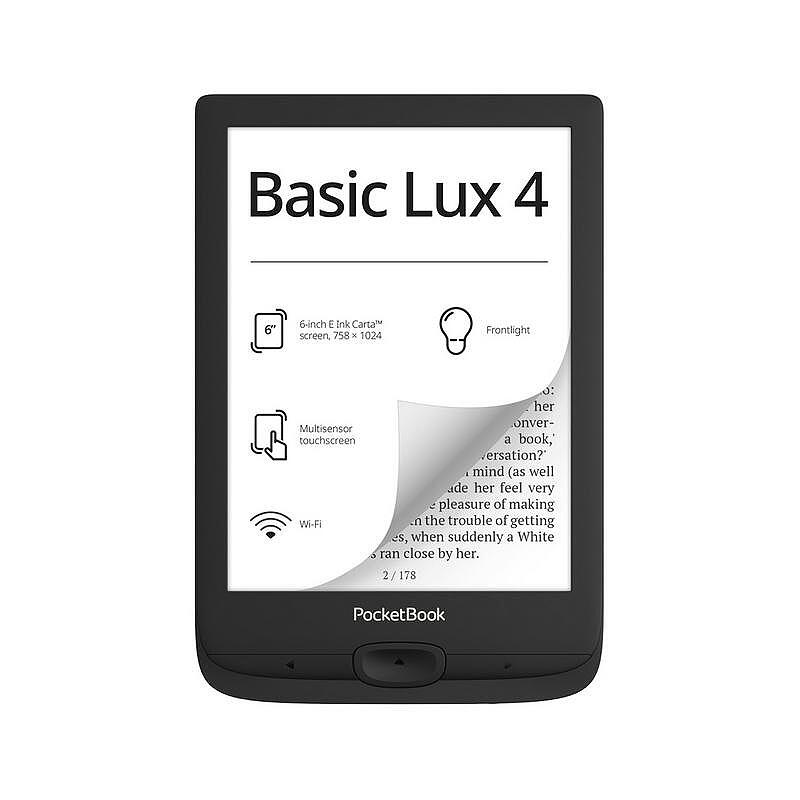 Електронна книга PocketBook PB618 BASIC LUX 4 Black , 512 , 6.00 , 8 Изображение