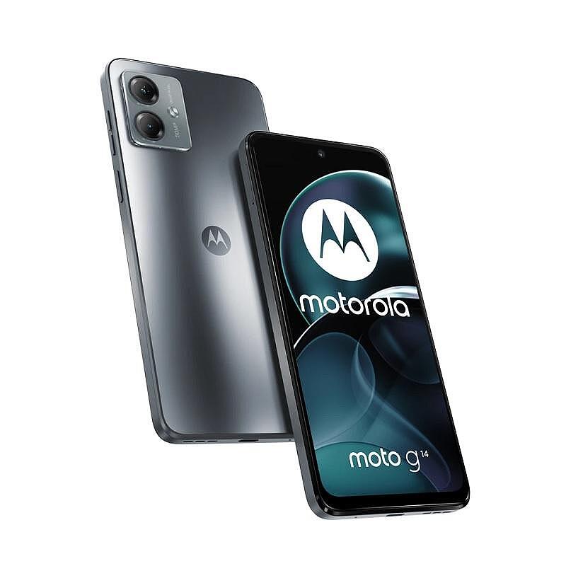 Смартфон Motorola MOTO G14 128/4 STEEL GRAY , 128 GB, 4 GB Изображение