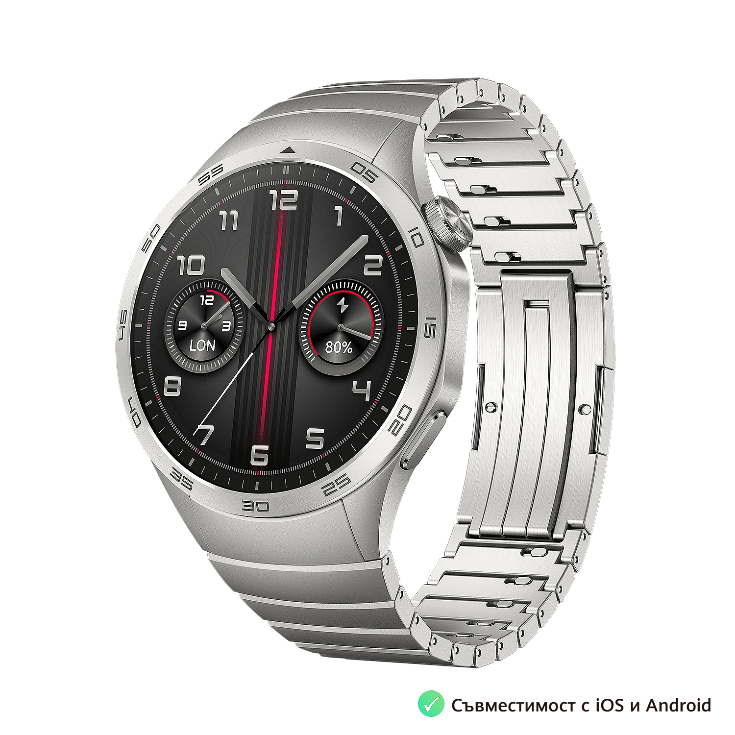 Смарт часовник Huawei WATCH GT 4 Phoinix GRAY 46mm B19M 55020BGU , 1.43 Изображение