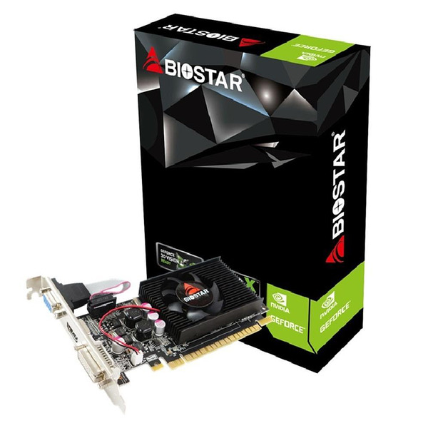 Видео карта BIOSTAR GeForce GT 610, 2GB, SDDR3, 64 bit, DVI-I, D-Sub, HDMI Изображение