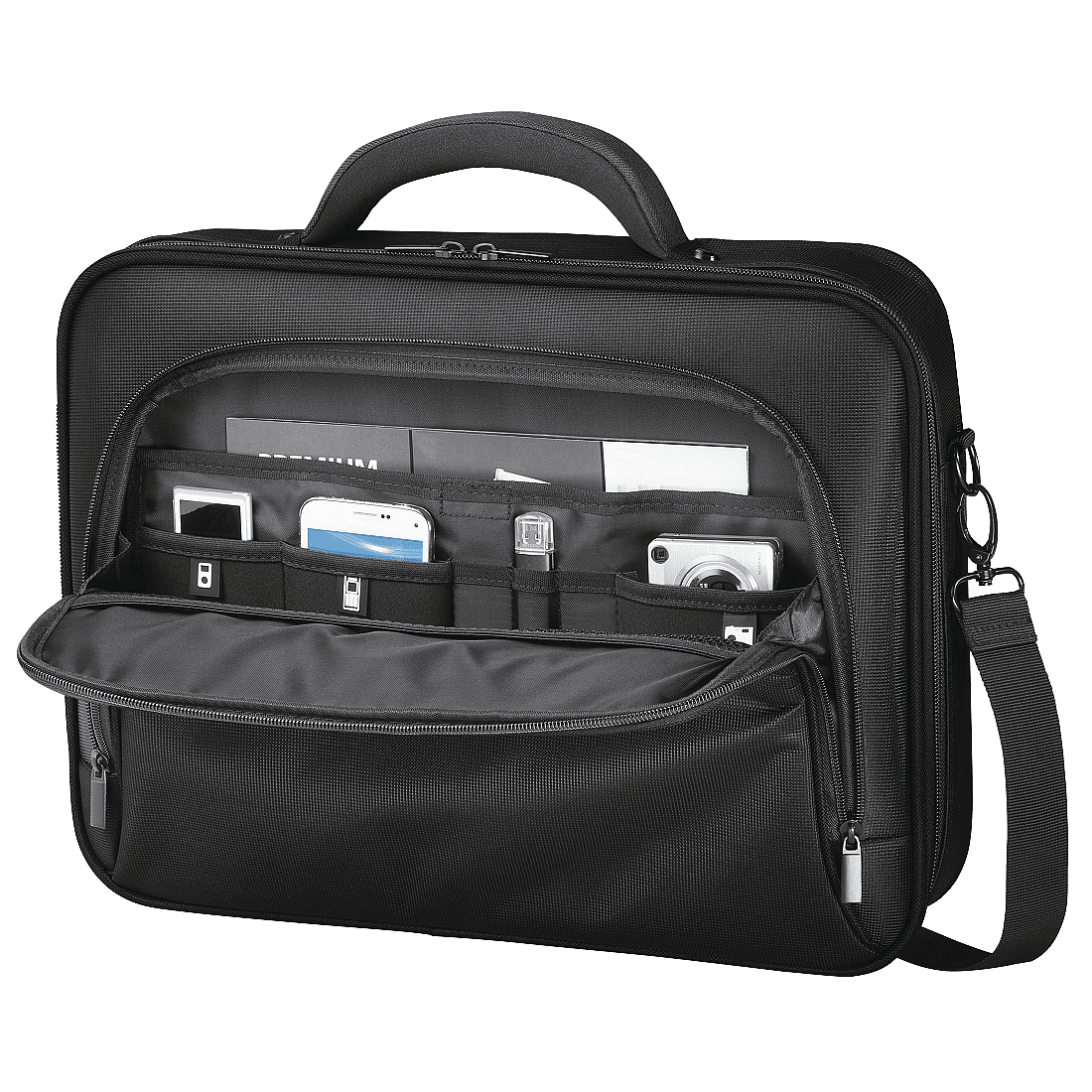 Чанта за лаптоп HAMA Miami, до 40 cm (15.6"), Черен Изображение