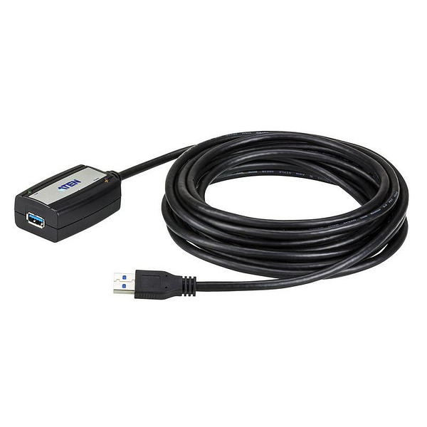 Удължителен кабел ATEN UE350A, USB-A мъжко - USB-A женско , 5 м, USB 3.0, Черен Изображение