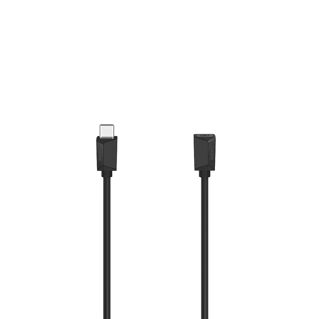 Удължителен кабел HAMA Full-Featured, USB-C женско - USB-C мъжко, 0.5 м, USB 3.2 Gen1, Черен Изображение