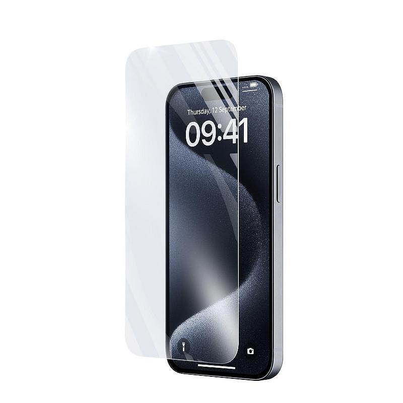 Протектор за дисплей Cellularline iPhone 15/15 Pro закалено стъкло Изображение