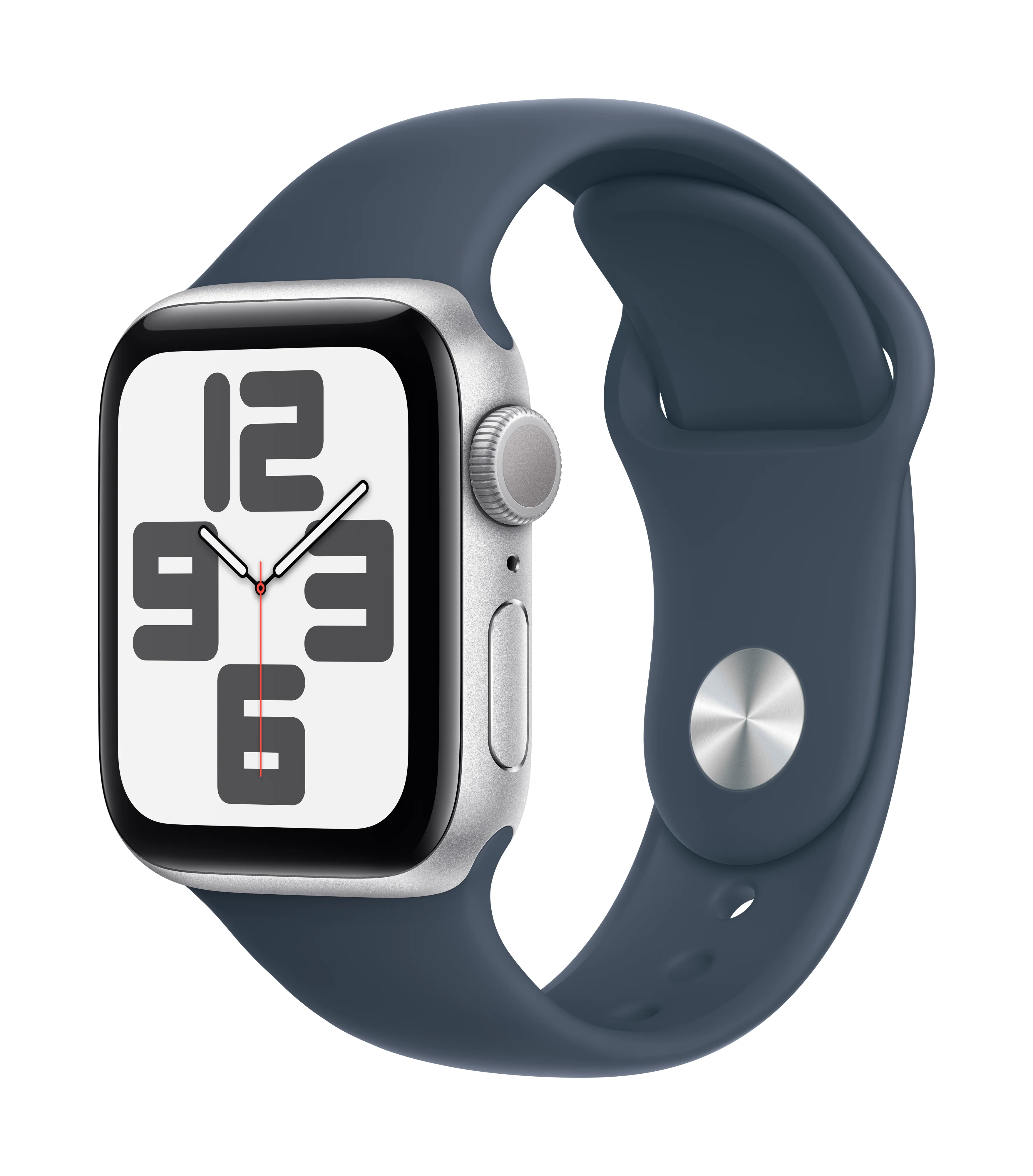 Смарт часовник Apple Watch SE2 v2 40mm Silver/Blue Band M/L mre23 , 1.57 , Apple S8 SiP 64-bit Dual Core , 32 , 40.00 Изображение
