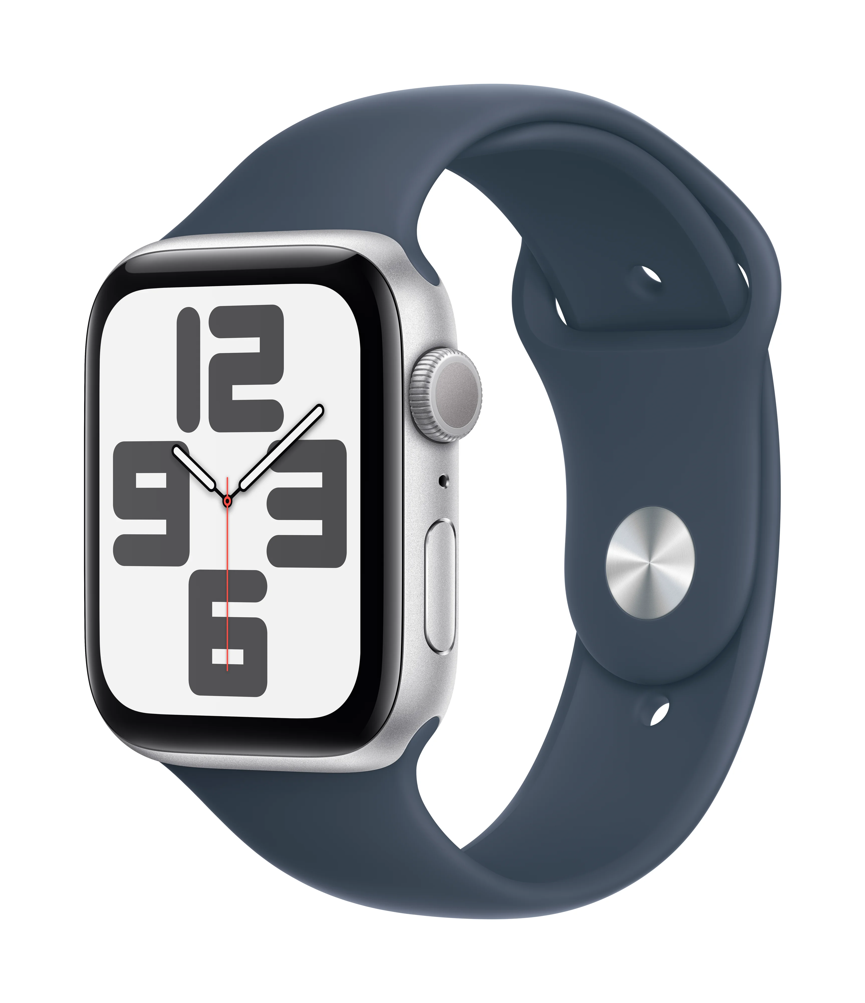 Смарт часовник Apple Watch SE2 v2 40mm Silver/Blue Band S/M mre13 , 1.57 , 32 , 40.00 , Apple S8 SiP 64-bit Dual Core Изображение