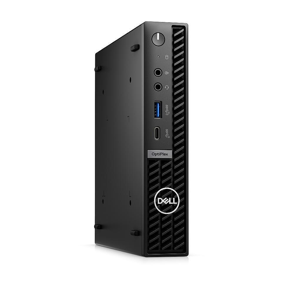 Dell OptiPlex 7010 Micro Plus, Intel Core i7-13700T (8+8 Cores/30MB/1.4GHz to 4.8GHz), 16GB (1X16GB) DDR5, 512GB SSD PCIe M.2, Integrated Graphics, Wi-Fi 6E, Keyboard&Mouse, 130W, Wi-Fi 6E, Изображение