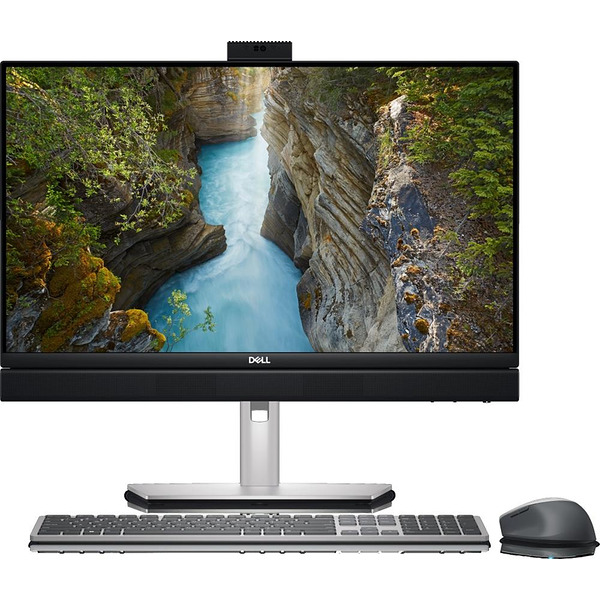 Dell OptiPlex 7410 AIO, Intel Core i7-13700 (8+8 Cores/30MB/2.1GHz to 5.1GHz), 23.8" FHD (1920x1080) IPS AG, 16GB (1X16GB) DDR5, 512GB SSD PCIe M.2, Intel Graphics, Adj Stand, FHD Cam and Изображение