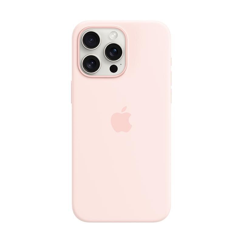 Калъф Apple iPhone 15 Pro Max Silicone Pink mt1u3 Изображение