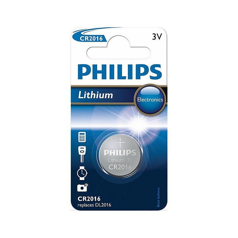 Батерия Philips CR2016/01B Изображение