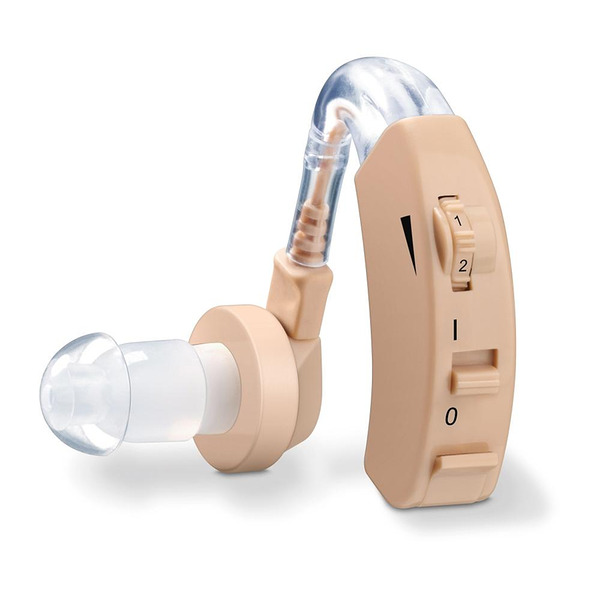 Beurer HA 20 hearing amplifier, Individual adjustment to the ear canal, Ergonomic fit behind the ear,3 attachments to individually adjust to the ear canalFrequency range: 200 to 5000 Hz, Изображение