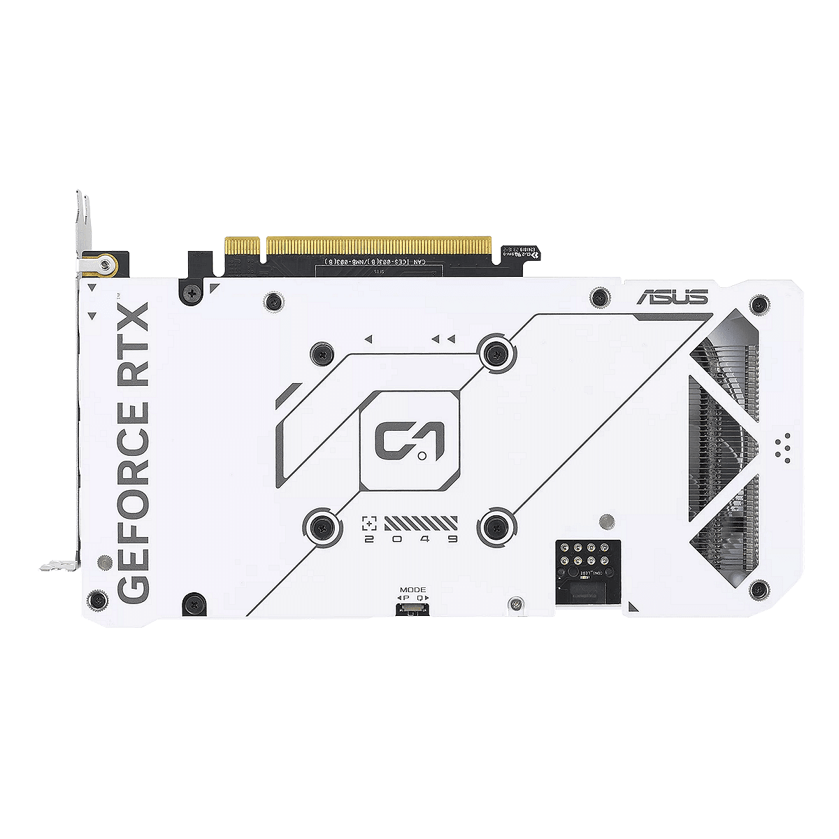Видео карта ASUS DUAL GeForce RTX 4060 OC White 8GB GDDR6 Изображение