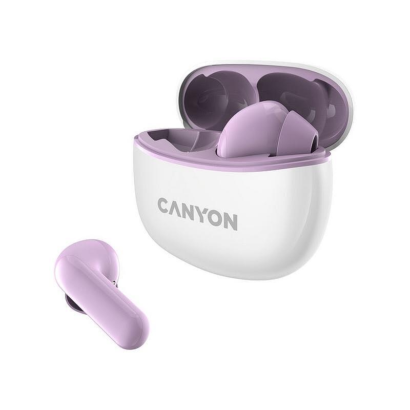 Слушалки Canyon CNS-TWS5PU , IN-EAR (ТАПИ) , Bluetooth Изображение
