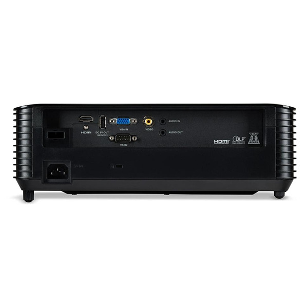 Acer Projector X1228i, DLP, XGA (1024x768), 4800 ANSI Lm, 20 000:1, 3D, Auto keystone, HDMI, WiFi, VGA in, USB, RCA, RS232, Audio in/out, DC Out (5V/1A), 3W Speaker, 2.7kg, Black Изображение