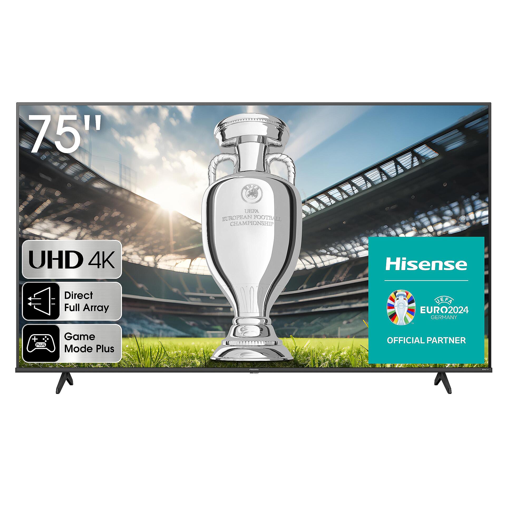 Телевизор Hisense 75A6K SMART TV , LED  , 75 inch, 189 см, 3840x2160 UHD-4K , Smart TV , VIDAA Изображение